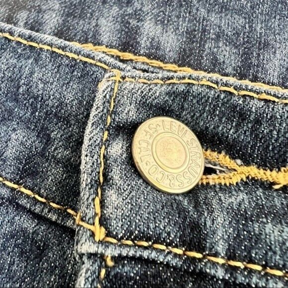 LEVIS 505  Blue Jeans 30 Waist Classic Straight Leg Short Inseam 27.75 - Picture 5 of 15